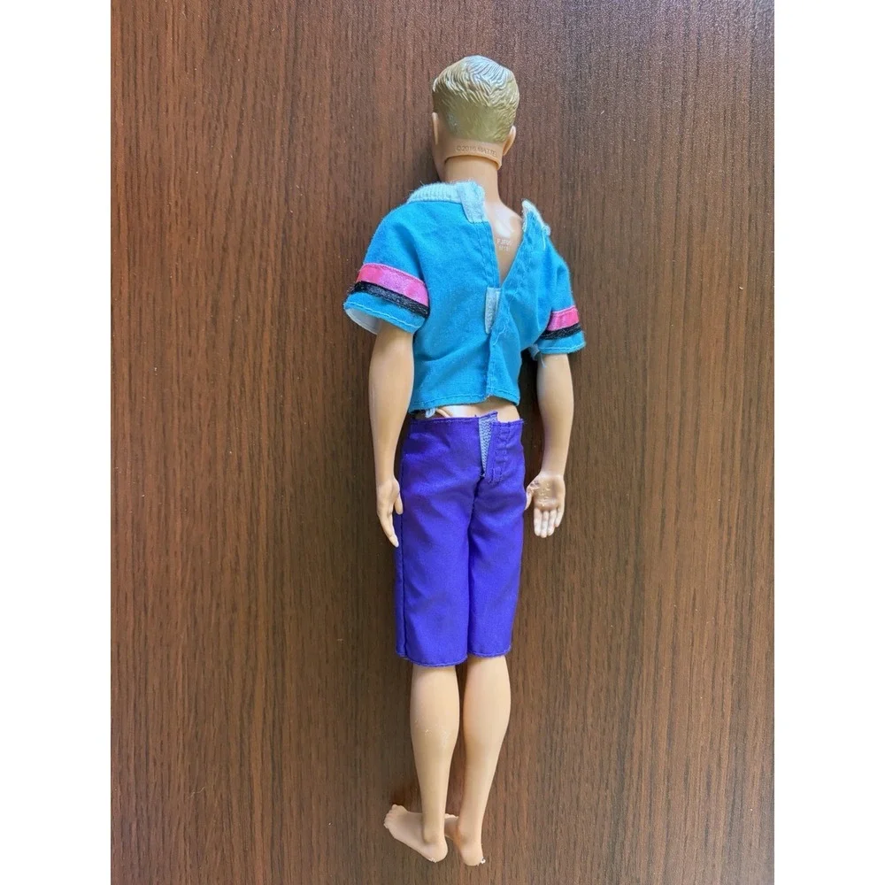 Mattel Ken Doll 2017 With Retro Neon Outfit‎ Tan Skin